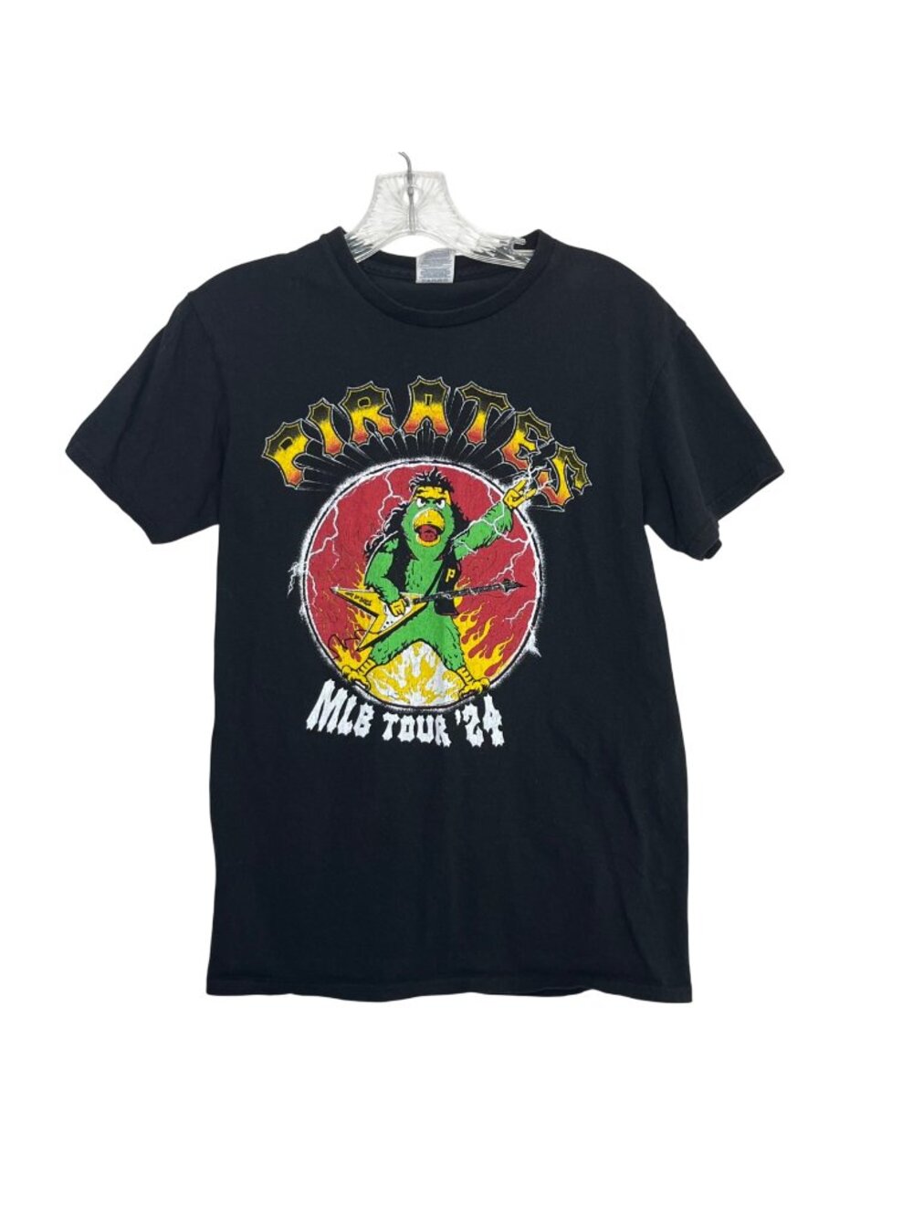 Pittsburgh Pirates Graphic Tee Tshirt MLB Tour 2024 Sugardale Black Size Small